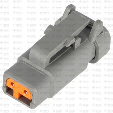 2 WAY PLUG RESISTOR 120 OHMS DEUTSCH